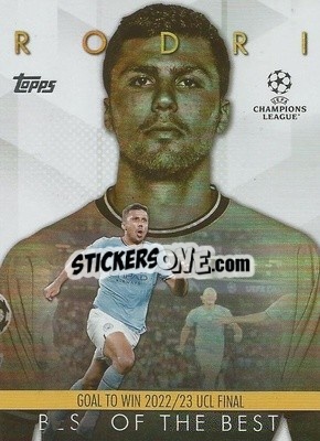 Sticker Rodri - UEFA Club Competitions 2023-2024
 n. BM-1 - Topps