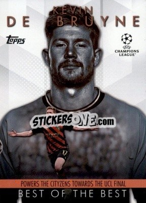 Sticker Kevin De Bruyne - UEFA Club Competitions 2023-2024
 n. BM-5 - Topps