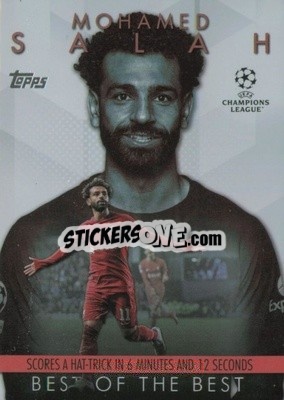 Sticker Mohamed Salah - UEFA Club Competitions 2023-2024
 n. BM-6 - Topps
