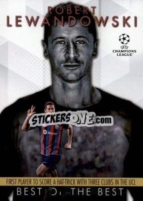Sticker Robert Lewandowski - UEFA Club Competitions 2023-2024
 n. BM-7 - Topps