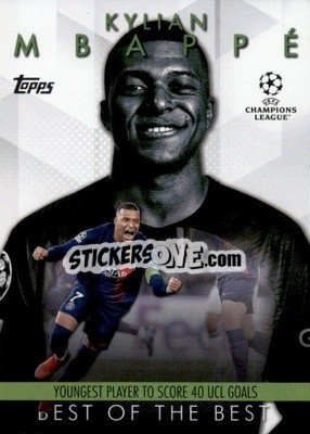 Sticker Kylian Mbappé - UEFA Club Competitions 2023-2024
 n. BM-8 - Topps