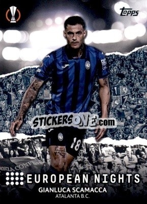 Sticker Gianluca Scamacca - UEFA Club Competitions 2023-2024
 n. EN-4 - Topps