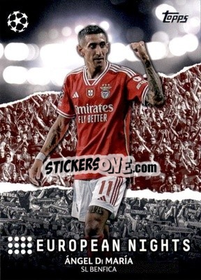 Sticker Ángel Di María - UEFA Club Competitions 2023-2024
 n. EN-6 - Topps