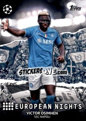 Sticker Victor Osimhen - UEFA Club Competitions 2023-2024
 n. EN-16 - Topps