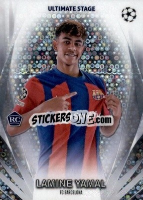 Sticker Lamine Yamal - UEFA Club Competitions 2023-2024
 n. USC-16 - Topps