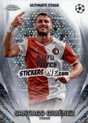 Sticker Santiago Giménez - UEFA Club Competitions 2023-2024
 n. USC-31 - Topps