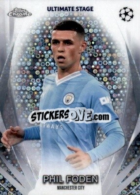 Sticker Phil Foden - UEFA Club Competitions 2023-2024
 n. USC-34 - Topps