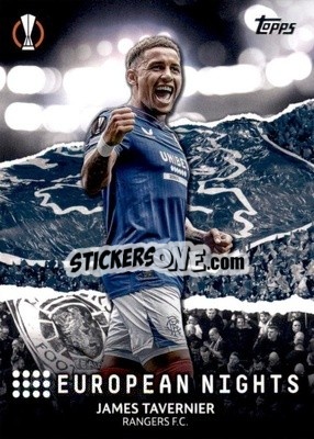 Sticker James Tavernier - UEFA Club Competitions 2023-2024
 n. EN-24 - Topps