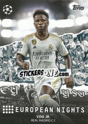 Sticker Vini Jr. - UEFA Club Competitions 2023-2024
 n. EN-25 - Topps