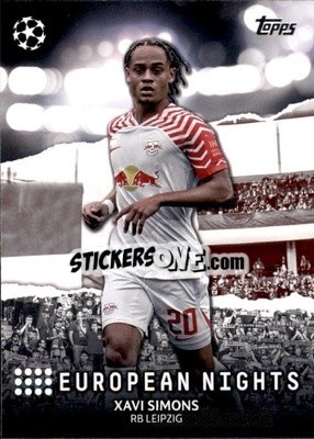 Sticker Xavi Simons - UEFA Club Competitions 2023-2024
 n. EN-30 - Topps