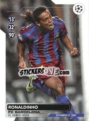 Sticker Ronaldinho - UEFA Club Competitions 2023-2024
 n. HH-2 - Topps