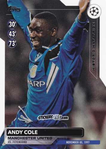 Sticker Andy Cole - UEFA Club Competitions 2023-2024
 n. HH-4 - Topps