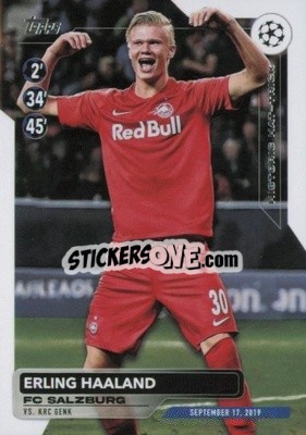 Sticker Erling Haaland - UEFA Club Competitions 2023-2024
 n. HH-5 - Topps