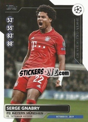 Sticker Serge Gnabry - UEFA Club Competitions 2023-2024
 n. HH-13 - Topps