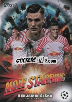 Sticker Benjamin Šeško - UEFA Club Competitions 2023-2024
 n. NS-5 - Topps