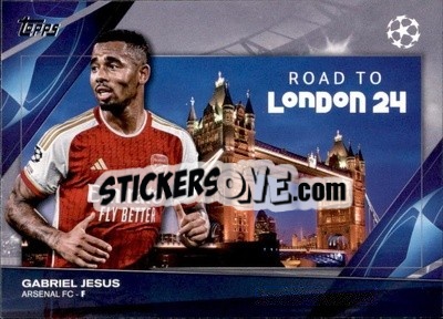 Sticker Gabriel Jesus - UEFA Club Competitions 2023-2024
 n. RF-2 - Topps