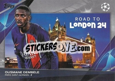 Sticker Ousmane Dembélé - UEFA Club Competitions 2023-2024
 n. RF-17 - Topps