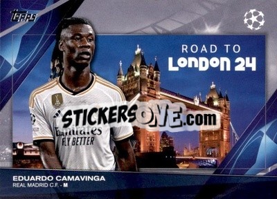 Sticker Eduardo Camavinga - UEFA Club Competitions 2023-2024
 n. RF-19 - Topps