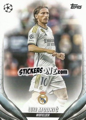 Sticker Luka Modrić - UEFA Club Competitions 2023-2024
 n. 5 - Topps