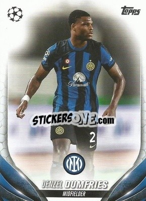 Sticker Denzel Dumfries - UEFA Club Competitions 2023-2024
 n. 9 - Topps