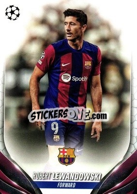 Sticker Robert Lewandowski - UEFA Club Competitions 2023-2024
 n. 11 - Topps