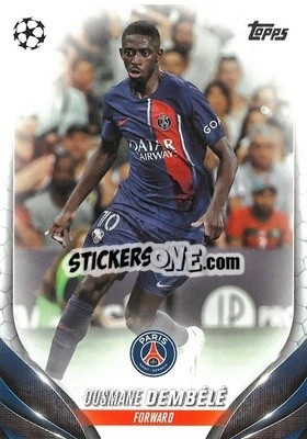 Sticker Ousmane Dembélé - UEFA Club Competitions 2023-2024
 n. 14 - Topps