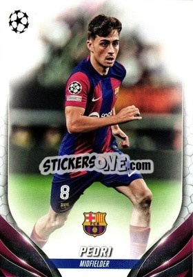 Sticker Pedri - UEFA Club Competitions 2023-2024
 n. 15 - Topps