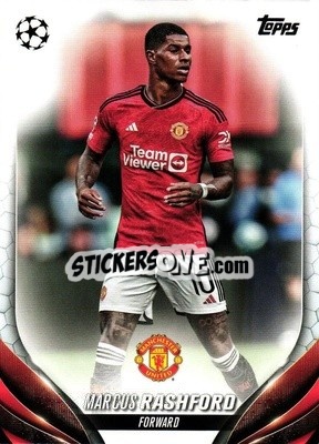Sticker Marcus Rashford - UEFA Club Competitions 2023-2024
 n. 16 - Topps