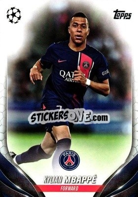 Sticker Kylian Mbappé - UEFA Club Competitions 2023-2024
 n. 21 - Topps