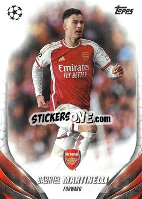 Sticker Gabriel Martinelli - UEFA Club Competitions 2023-2024
 n. 23 - Topps