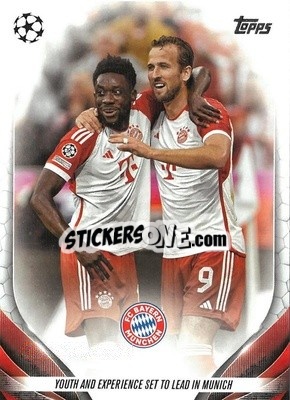 Sticker Bavarian Bromance (Davies / Harry Kane) - UEFA Club Competitions 2023-2024
 n. 28 - Topps