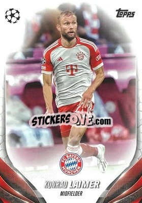Sticker Konrad Laimer - UEFA Club Competitions 2023-2024
 n. 35 - Topps