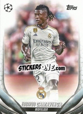 Sticker Eduardo Camavinga - UEFA Club Competitions 2023-2024
 n. 36 - Topps