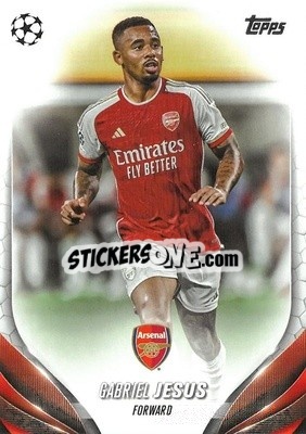 Sticker Gabriel Jesus - UEFA Club Competitions 2023-2024
 n. 40 - Topps