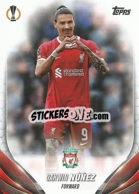 Sticker Darwin Núñez - UEFA Club Competitions 2023-2024
 n. 41 - Topps