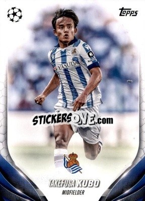 Sticker Takefusa Kubo - UEFA Club Competitions 2023-2024
 n. 45 - Topps