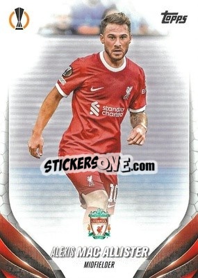 Sticker Alexis Mac Allister - UEFA Club Competitions 2023-2024
 n. 48 - Topps
