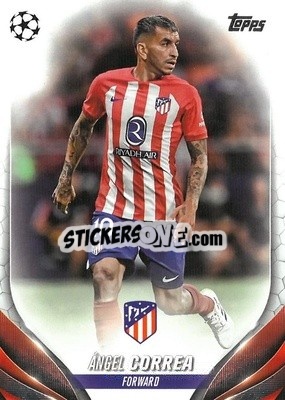 Sticker Ángel Correa - UEFA Club Competitions 2023-2024
 n. 49 - Topps