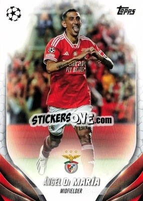 Sticker Ángel Di María - UEFA Club Competitions 2023-2024
 n. 53 - Topps