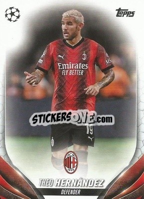 Sticker Theo Hernández - UEFA Club Competitions 2023-2024
 n. 54 - Topps