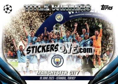 Sticker Manchester City - UEFA Club Competitions 2023-2024
 n. 68 - Topps