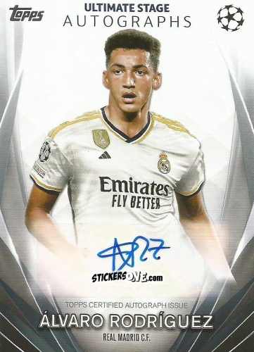 Sticker Álvaro Rodríguez - UEFA Club Competitions 2023-2024
 n. USA-AR - Topps