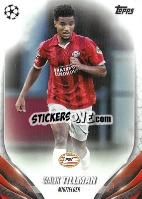 Sticker Malik Tillman - UEFA Club Competitions 2023-2024
 n. 142 - Topps
