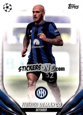Sticker Federico Dimarco - UEFA Club Competitions 2023-2024
 n. 144 - Topps
