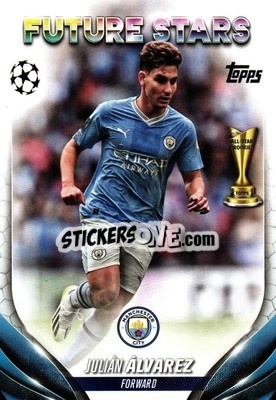 Sticker Julián Álvarez - UEFA Club Competitions 2023-2024
 n. 150 - Topps