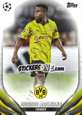 Sticker Youssoufa Moukoko - UEFA Club Competitions 2023-2024
 n. 157 - Topps