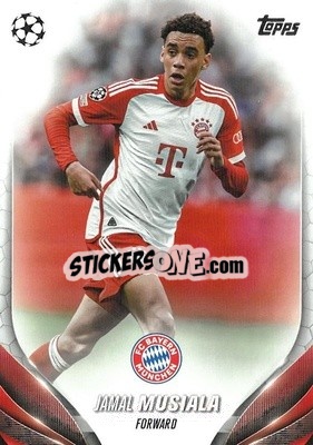 Sticker Jamal Musiala - UEFA Club Competitions 2023-2024
 n. 160 - Topps