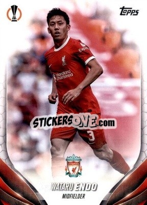 Sticker Wataru Endo - UEFA Club Competitions 2023-2024
 n. 170 - Topps