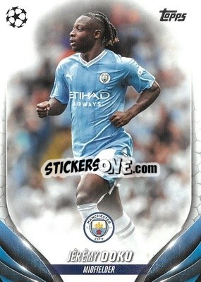 Sticker Jérémy Doku - UEFA Club Competitions 2023-2024
 n. 171 - Topps