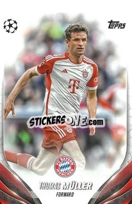 Sticker Thomas Müller - UEFA Club Competitions 2023-2024
 n. 172 - Topps